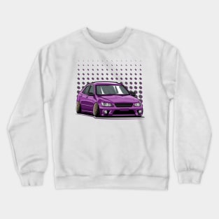 Purple spot Crewneck Sweatshirt